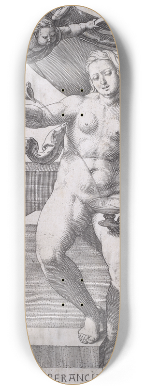 Lucas Van Leyden - Temperancia (Temperance) 8.25 inch art skate deck