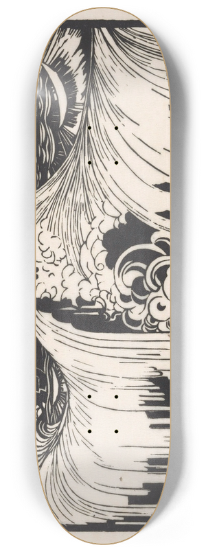 Johannes Frederik Engelbert ten Klooster - De golf 8.25 inch art skate deck