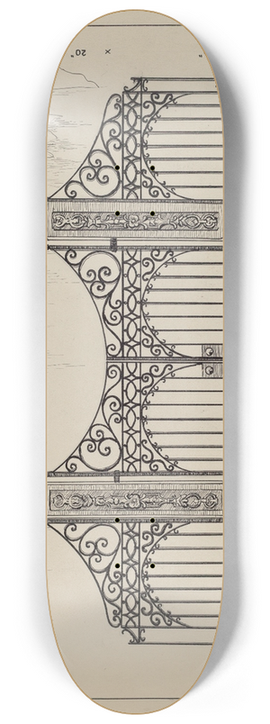 Lucien Verbeke - Iron Gates 8.25 inch art skate deck