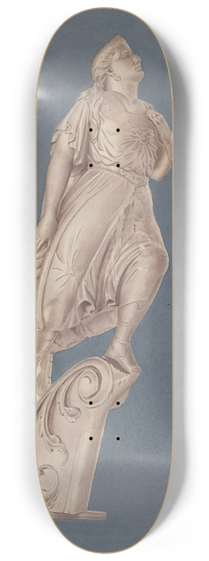 Lucille Chabot - Figurehead from Empress 8.25 inch art skate deck