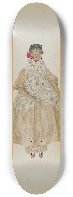 Lucille Lacoursiere - Doll 8.25 inch art skate deck