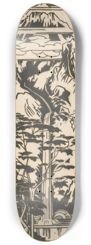 Johannes Frederik Engelbert ten Klooster - Helling Merapi 8.25 inch art skate deck