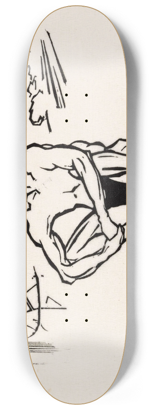 Johannes Frederik Engelbert ten Klooster - Papoea 8.25 inch art skate deck