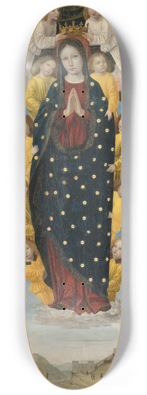 Ambrogio Bergognone - The Assumption of the Virgin 8.25 inch art skate deck