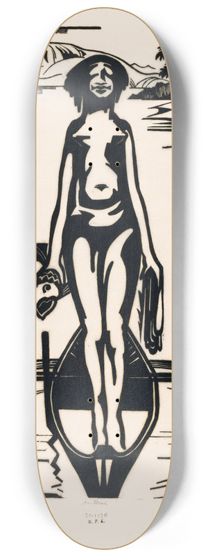 Johannes Frederik Engelbert ten Klooster - Papoeavrouw 8.25 inch art skate deck Johannes Frederik Engelbert ten Klooster - Papoeavrouw 8.25 inch art skate deck