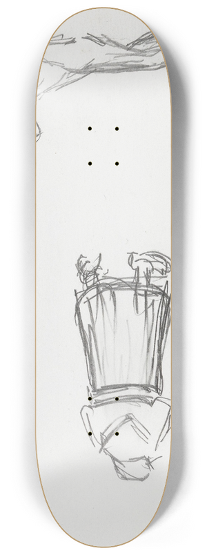 Ludvig Karsten - Figurstudier 8.25 inch art skate deck