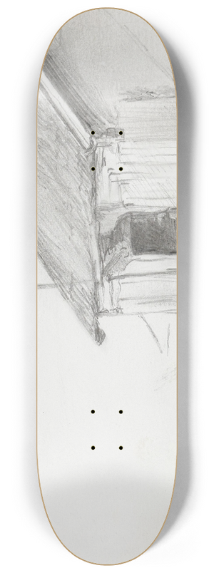 Ludvig Karsten - Lve i B, Telemark 8.25 inch art skate deck