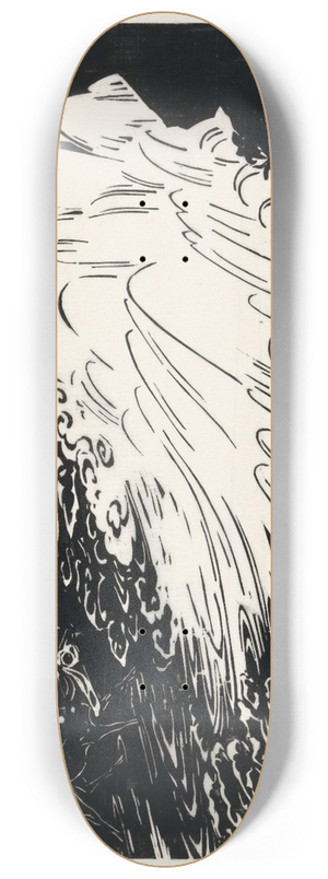 Johannes Frederik Engelbert ten Klooster - Waterval met herten 8.25 inch art skate deck Johannes Frederik Engelbert ten Klooster - Waterval met herten 8.25 inch art skate deck