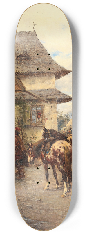 Ludwig Gedlek - Rast der Reiter 8.25 inch art skate deck