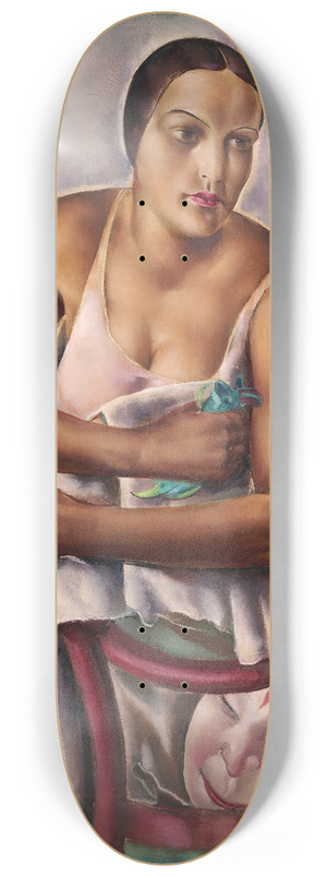 Johannes Greenberg - Naisakt (Naine maskiga) 8.25 inch art skate deck