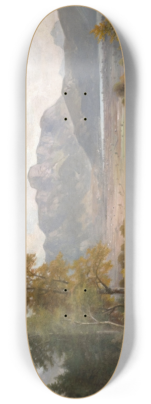 Ludwig Sckell - Blick auf den Kochelsee und Jochberg 8.25 inch art skate deck