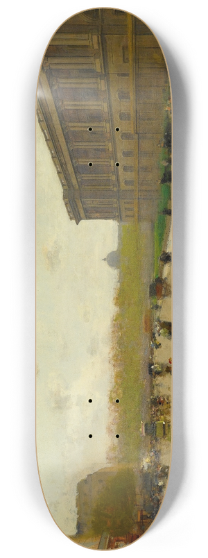 Luigi Loir - Le Louvre, Paris 8.25 inch art skate deck