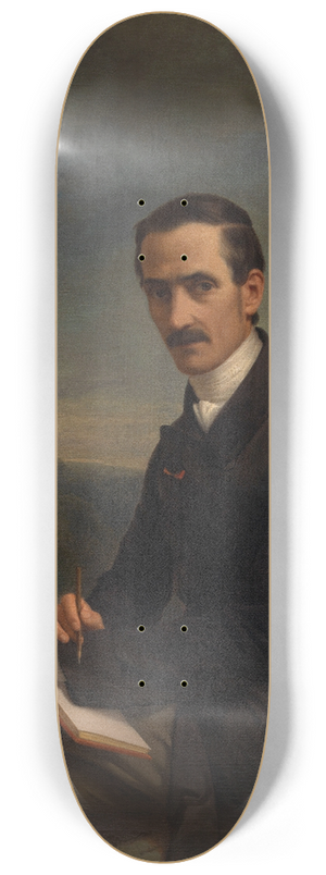 Luigi Rubio - The Painter Alexandre Calame 8.25 inch art skate deck