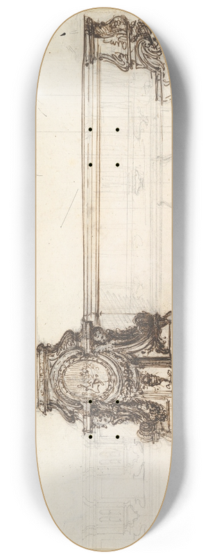 Luigi Vanvitelli - Design for an Altar 8.25 inch art skate deck