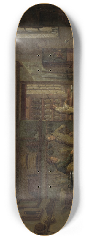 Johannes Jelgerhuis - The Distillery of Apothecary A. dAilly 8.25 inch art skate deck Johannes Jelgerhuis - The Distillery of Apothecary A. dAilly 8.25 inch art skate deck