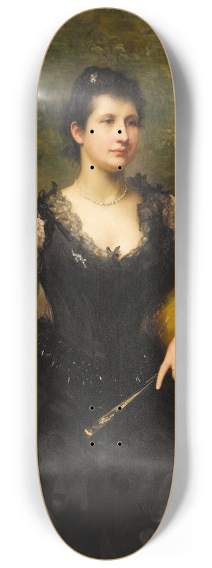 Luke Fildes - Mrs. Robert Borwick 8.25 inch art skate deck