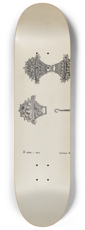 Lyman Young - Belt Buckle 8.25 inch art skate deck
