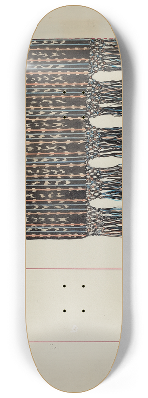 Lyman Young - Scarf 8.25 inch art skate deck