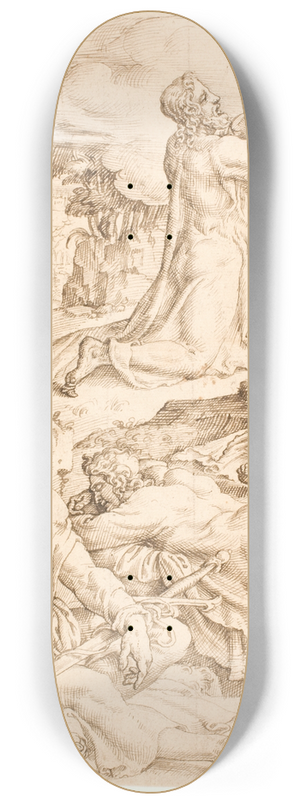 Maarten Van Heemskerck - Kristus p Oliebjerget 8.25 inch art skate deck