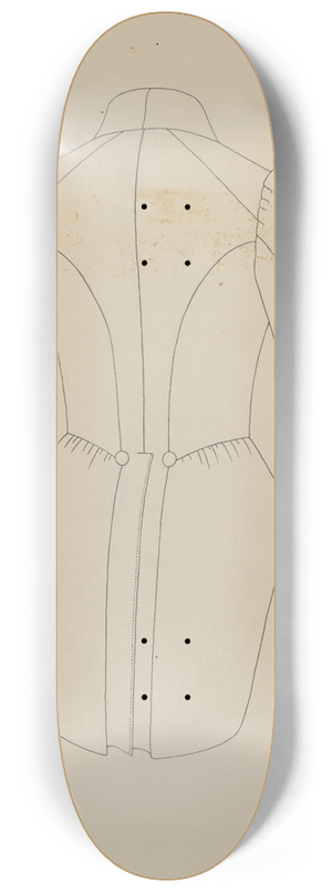Mae A. Clarke - Tail Coat 8.25 inch art skate deck