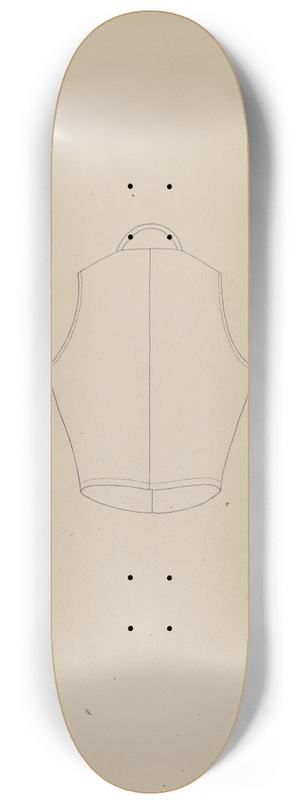 Mae A. Clarke - Waistcoat 8.25 inch art skate deck