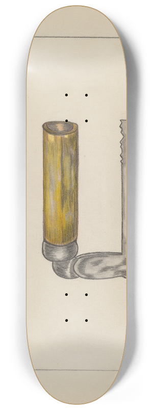 Mae Szilvasy - Chopping Blade 8.25 inch art skate deck