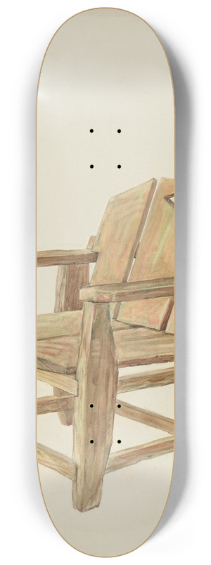 Majel G. Claflin - Chair 8.25 inch art skate deck