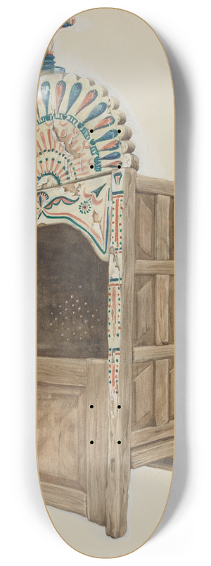 Majel G. Claflin - Confessional 8.25 inch art skate deck