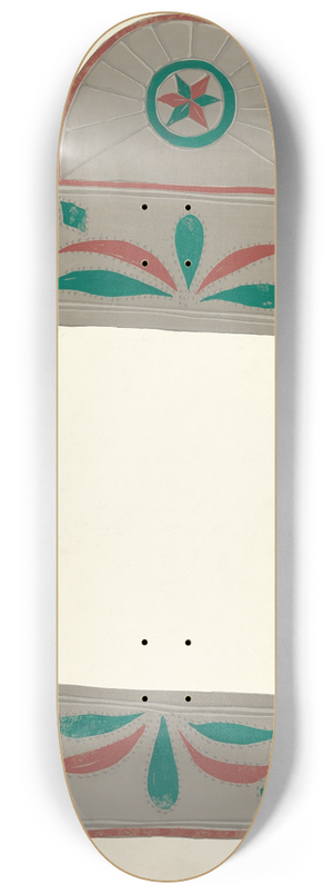Majel G. Claflin - Lockwood Painted Mirror 8.25 inch art skate deck
