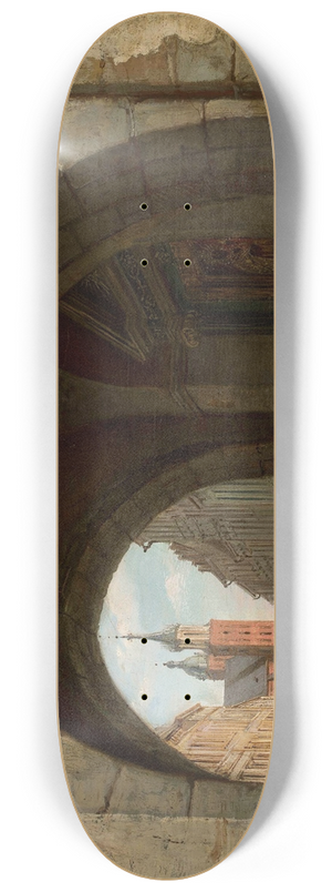 Marcin Zaleski - St. Florians Gate in Krakw 8.25 inch art skate deck