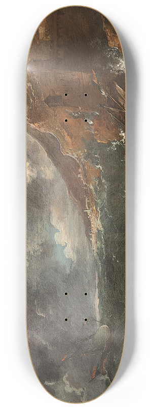 Marco Ricci - Ships in a Gale 8.25 inch art skate deck