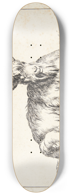 Marcus de Bye - Liggende ged 8.25 inch art skate deck