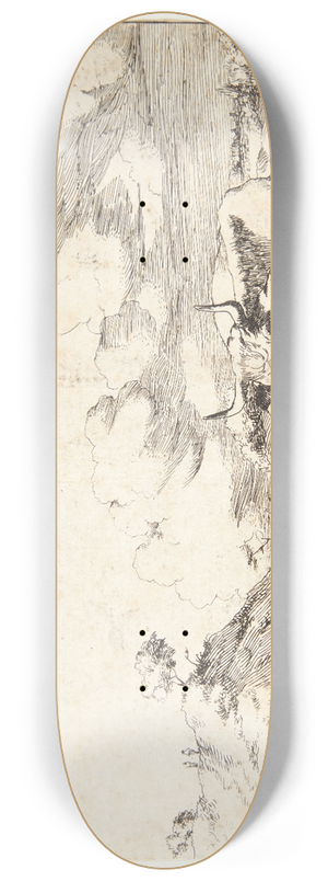 Marcus de Bye - Liggende ko 8.25 inch art skate deck