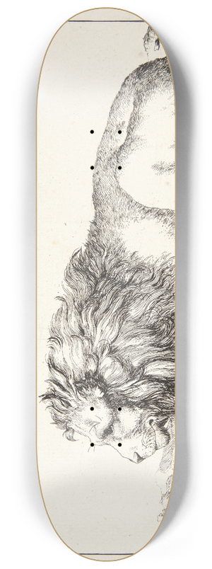 Marcus de Bye - Liggende lve 8.25 inch art skate deck