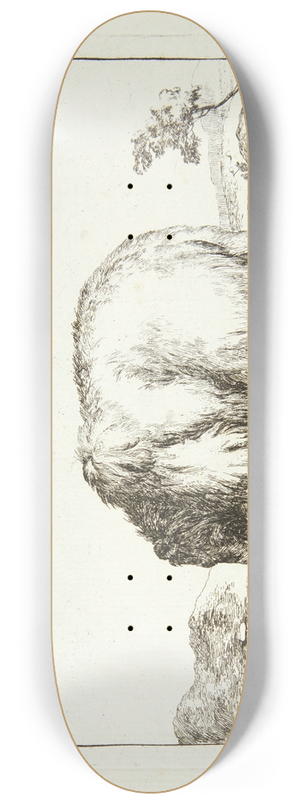 Marcus de Bye - Stende bjrn, vendt mod venstre 8.25 inch art skate deck