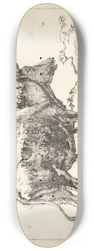 Marcus de Bye - Stende stud, vendt mod hjre 8.25 inch art skate deck