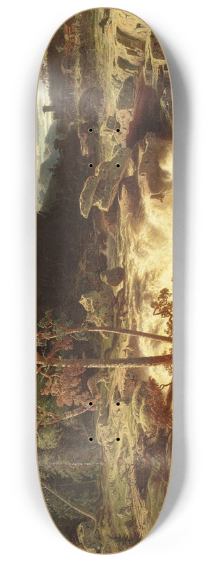 Marcus Larson - Waterfall in Smland 8.25 inch art skate deck