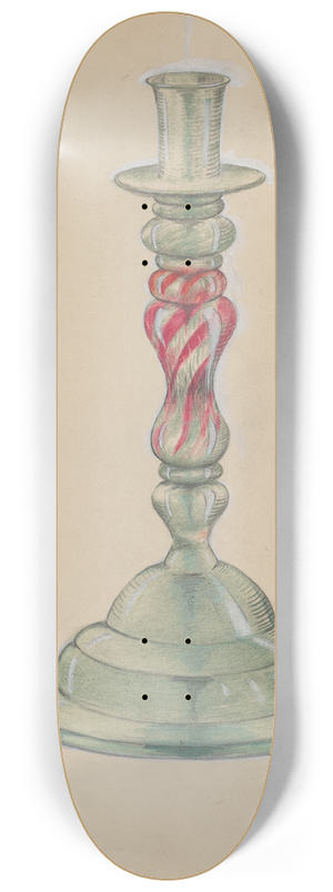 Margaret Stottlemeyer - Candlestick 8.25 inch art skate deck