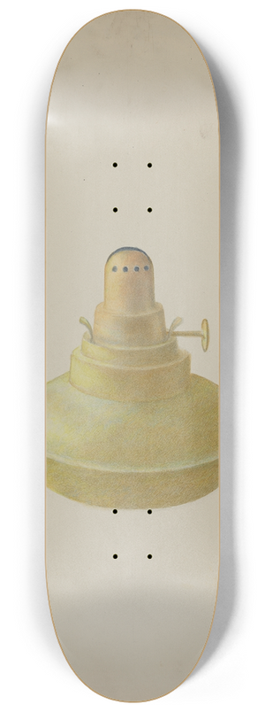 Margaret Stottlemeyer - Lamp 8.25 inch art skate deck