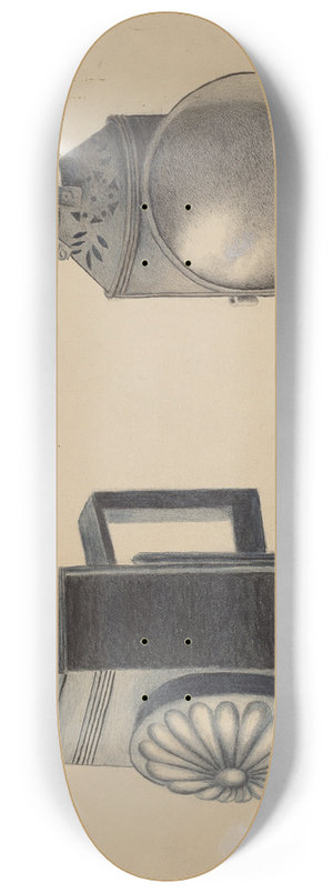 Margaret Stottlemeyer - Lantern 8.25 inch art skate deck