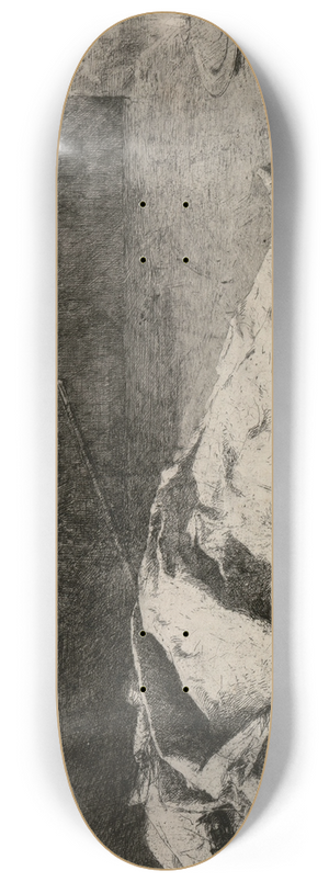 Mariano Fortuny Marsal - Dead Kabyle 8.25 inch art skate deck