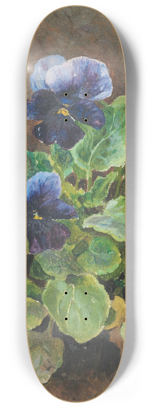 Maria Yakunchikova - Flower study 8.25 inch art skate deck