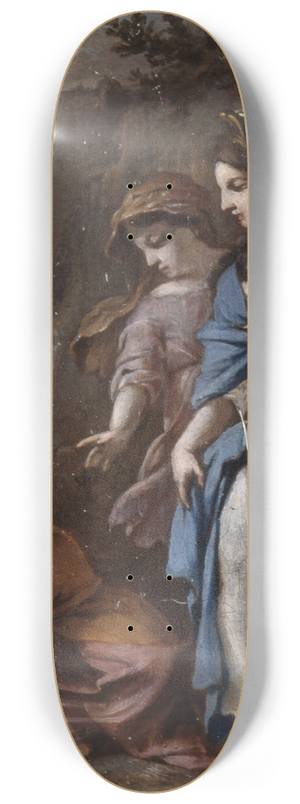 Johannes Voorhout - Finding of Moses 8.25 inch art skate deck