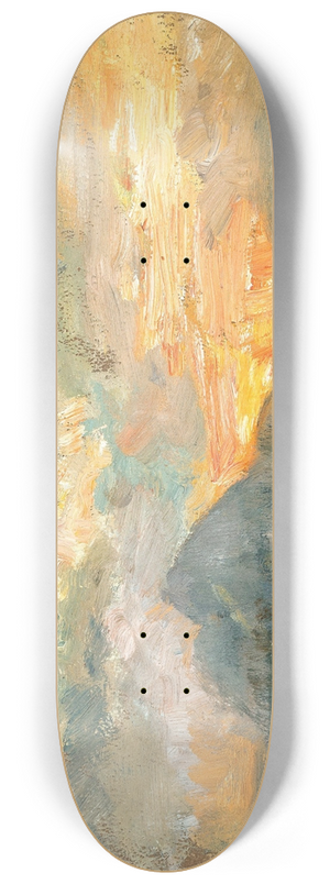 Marie Egner - Sunset 8.25 inch art skate deck