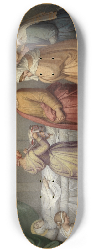 Marie Ellenrieder - Erweckung der Tabitha durch Petrus 8.25 inch art skate deck