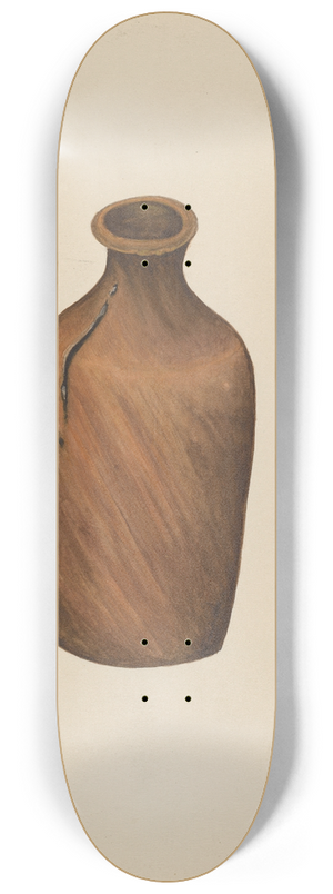 Marie Lutrell - Ink Bottle 8.25 inch art skate deck