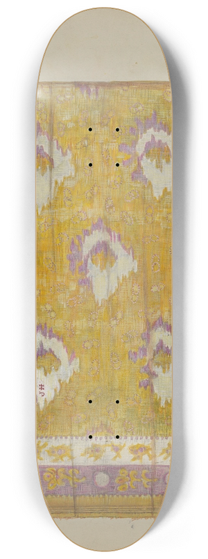 Marie Lutrell - Silk Scarf 8.25 inch art skate deck