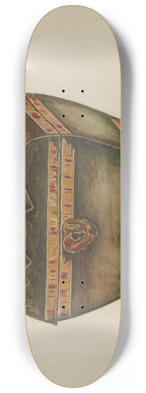 Marie Lutrell - Tea Caddy 8.25 inch art skate deck