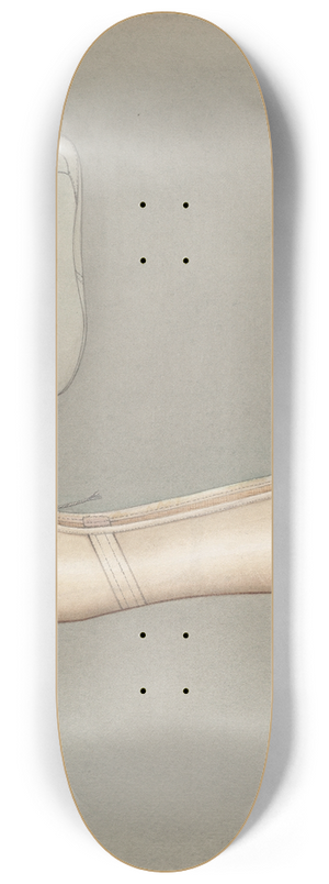 Marie Mitchell - Womans Slipper 8.25 inch art skate deck
