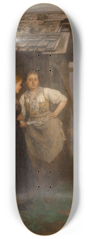 Johann Friedrich Engel - The love letter 8.25 inch art skate deck